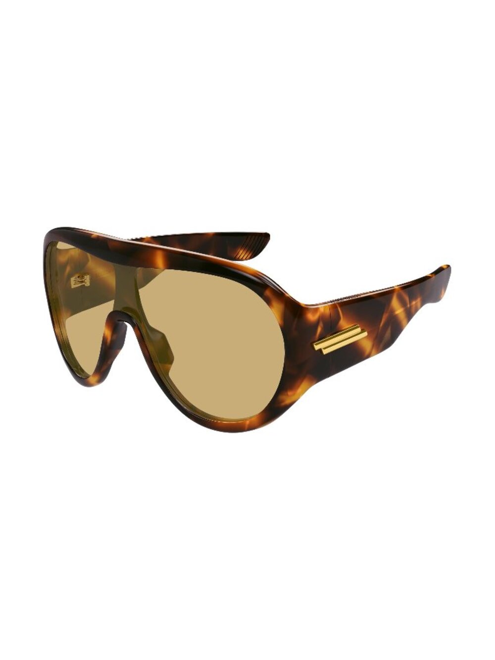 New Bottega Veneta Unisex Sunglasses Havana Square Brown Lens Acetate Frame 002